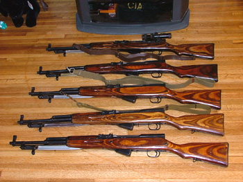 Simonov SKS carbines