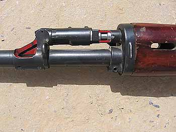 SVD cutaway training rifle